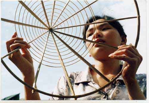 Lên khung nón